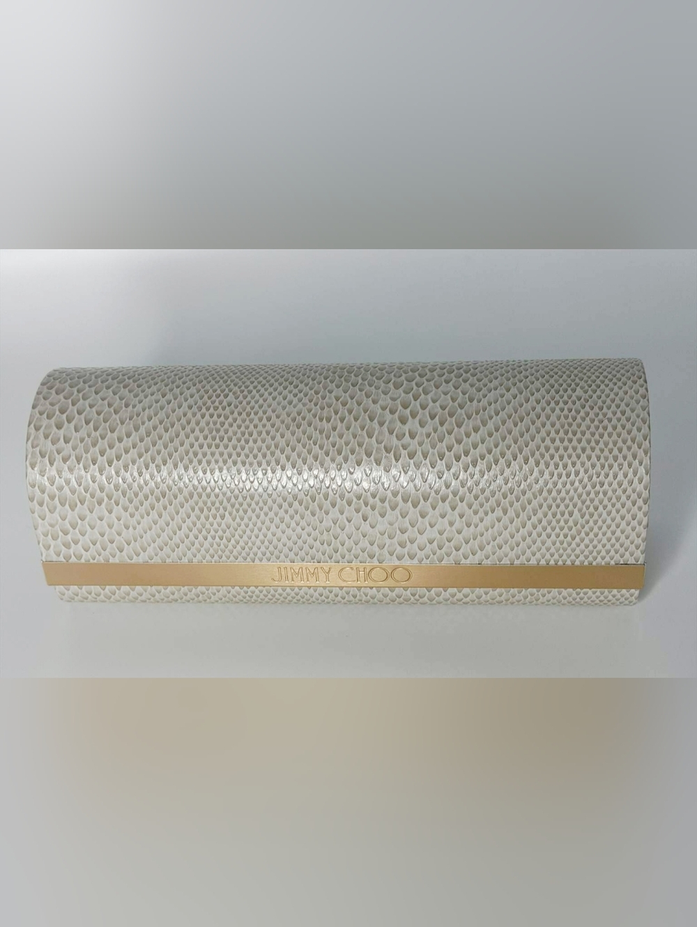 ✨ JIMMY CHOO Hester/S Crystal Embellished Square Sunglasses - Gold/Grey ✨ - Picture 6 of 6
